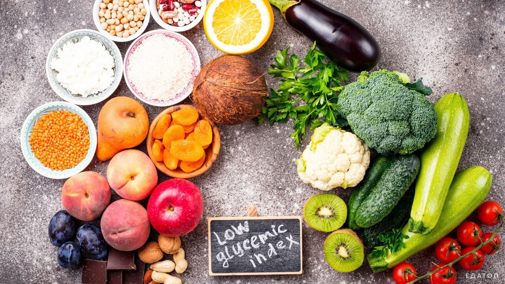 продукты с низким ГИ